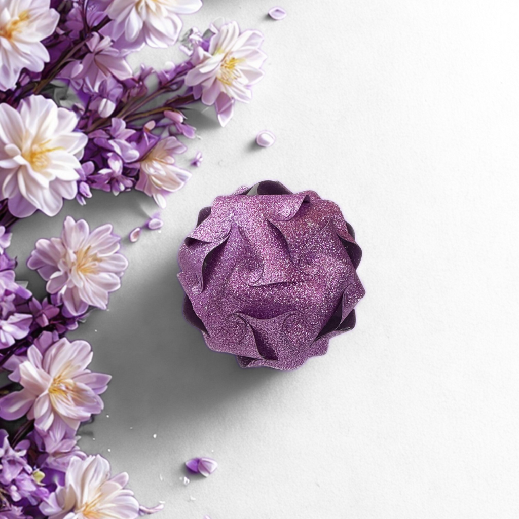 Dekorační koulička - třpytivá