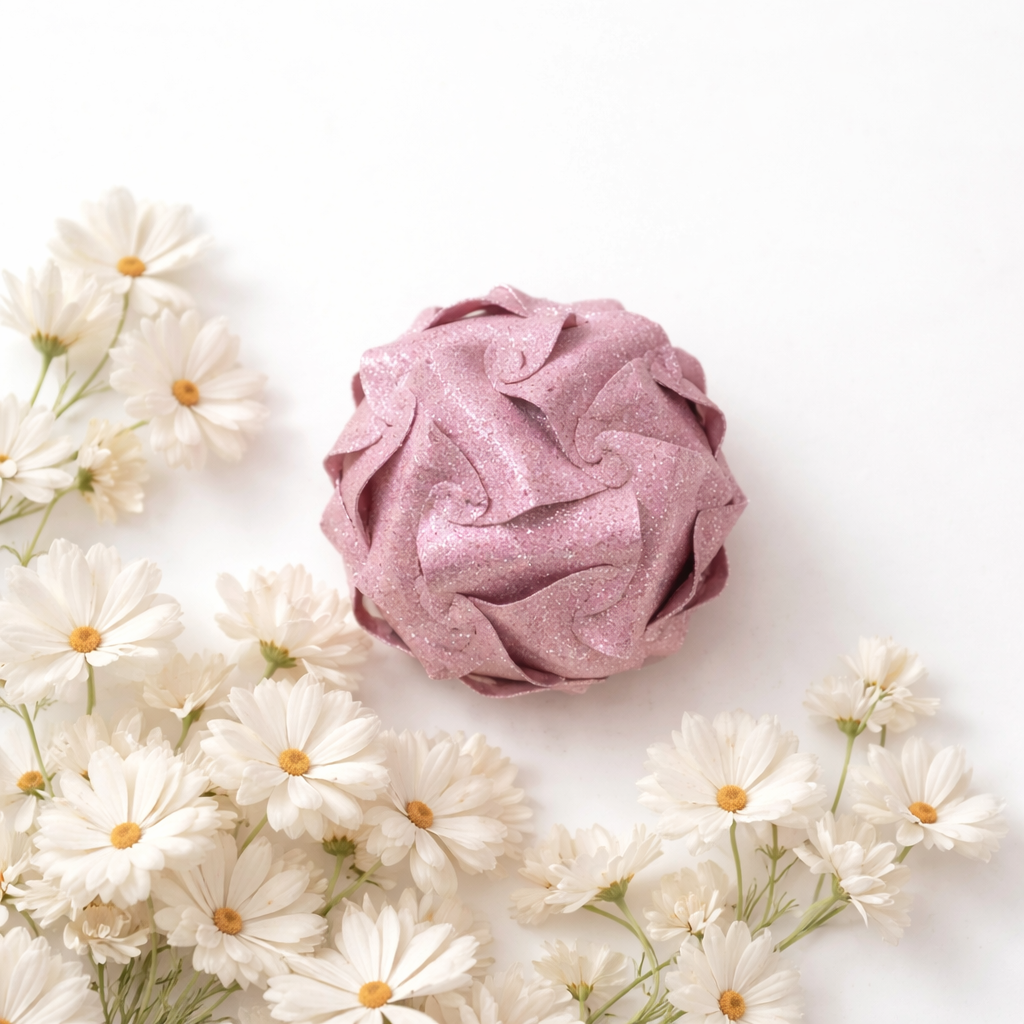 Dekorační koulička - třpytivá