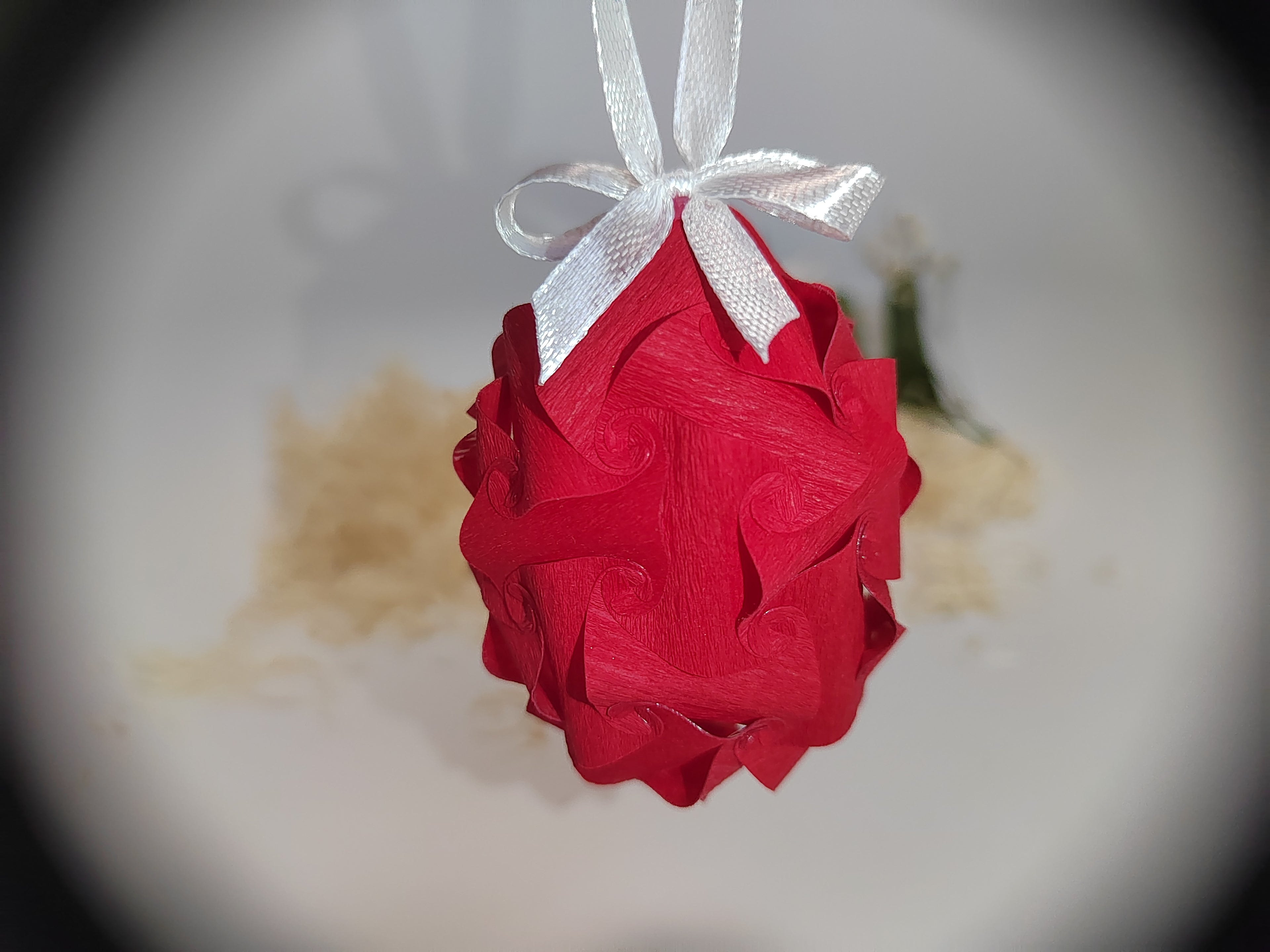 Dekorační závěsné Velikonoční vajíčko stuha s mašlí – ruční výroba