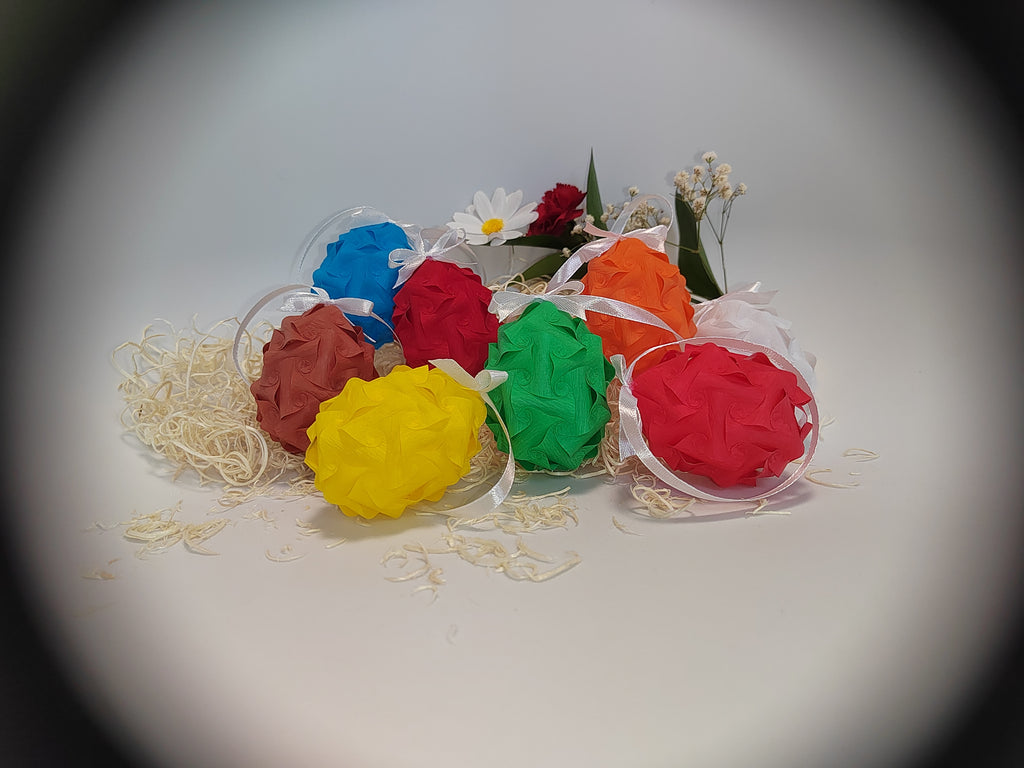 Dekorační závěsné Velikonoční vajíčko stuha s mašlí – ruční výroba