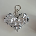 Originální skládané srdce – stylový přívěšek