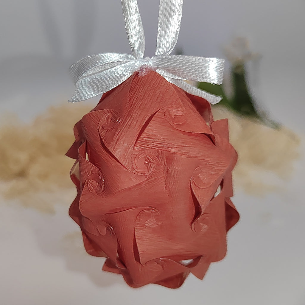 Dekorační závěsné Velikonoční vajíčko stuha s mašlí – ruční výroba