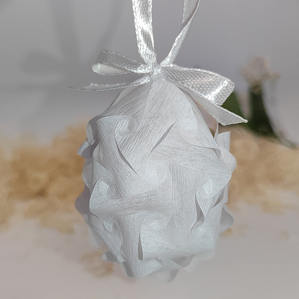 Dekorační závěsné Velikonoční vajíčko stuha s mašlí – ruční výroba