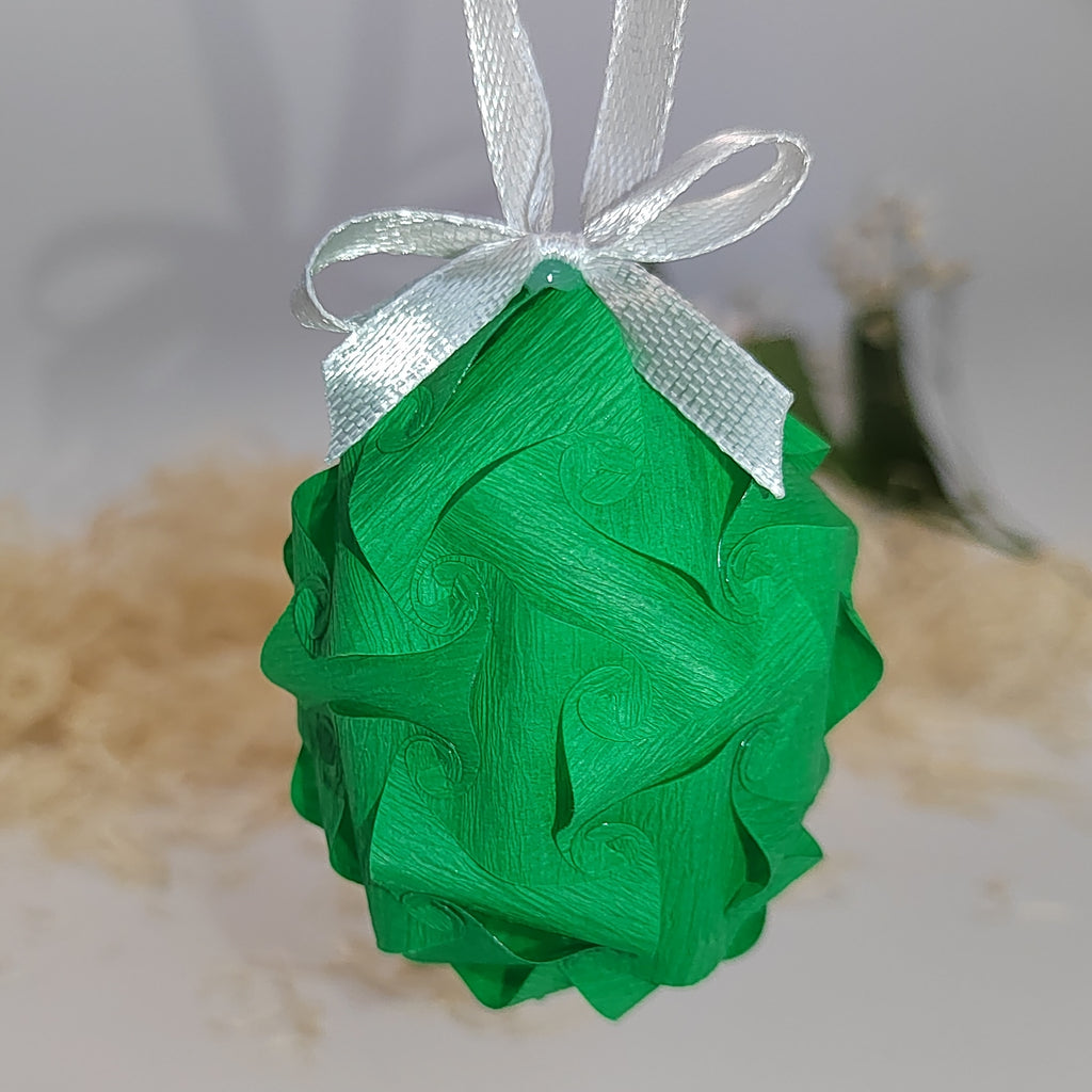 Dekorační závěsné Velikonoční vajíčko stuha s mašlí – ruční výroba